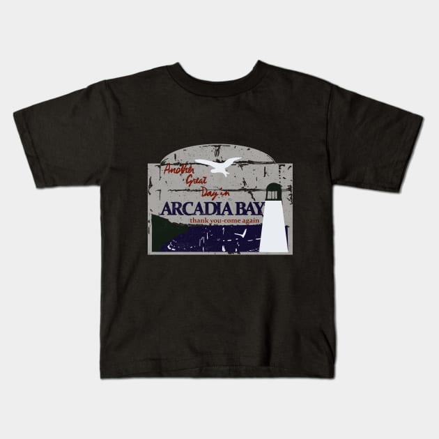 Arcadia Bay Kids T-Shirt by Pescapin